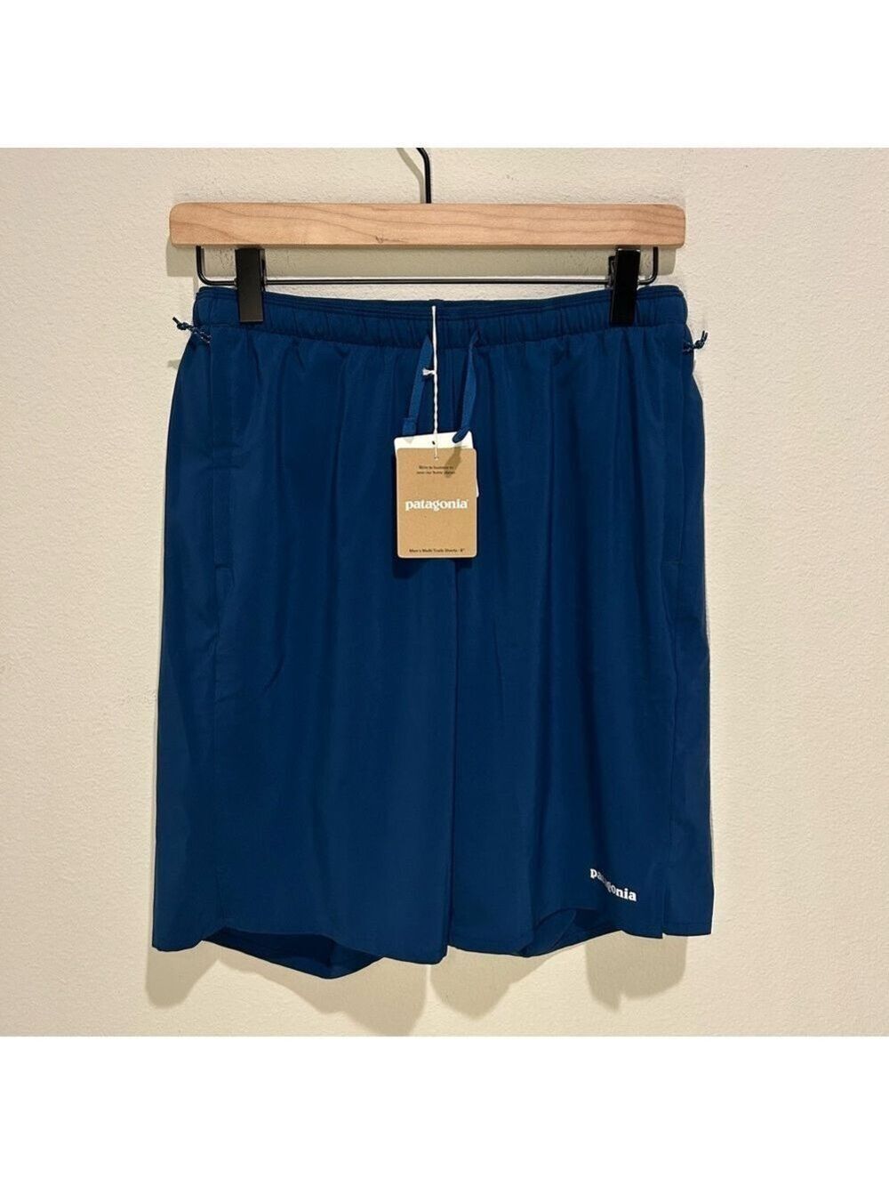 Patagonia Trail Liner Shorts – Men’s Small – Lagom Blue – 8" Inseam – NWT